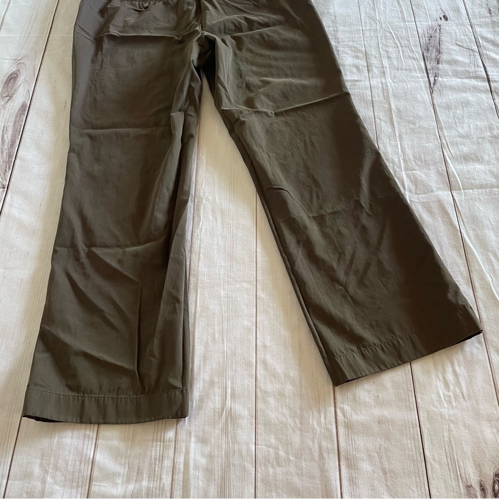 J. Jill Genuine Fit Below Waist Pants Trousers Womens 12 Brown Straight Wide Leg - Picture 10 of 14